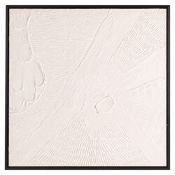 Sandkleurige textuurrijke muurafwerking met bloemmotief, perfect voor moderne interieurs en wanddecoratie.