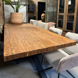 Donny Teakhouten Eettafel Massief 280cm