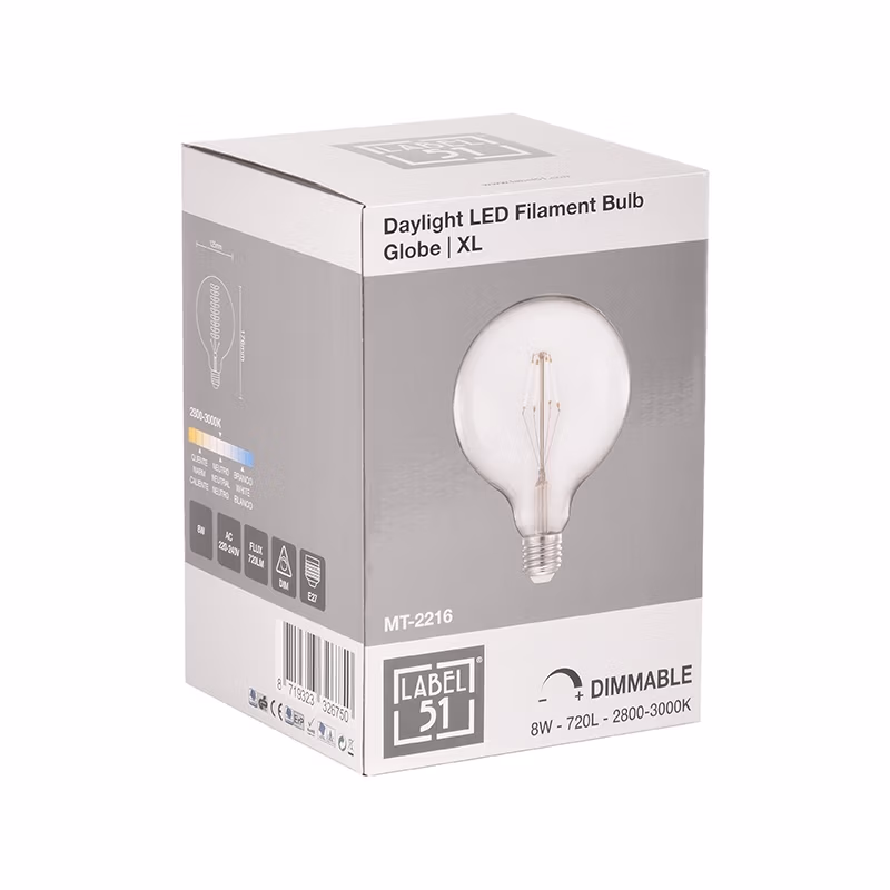 LABEL51 Lichtbron Kooldraadlamp - Glas - Bol XL