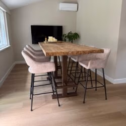 Donny Teakhout Naturel Bartafel