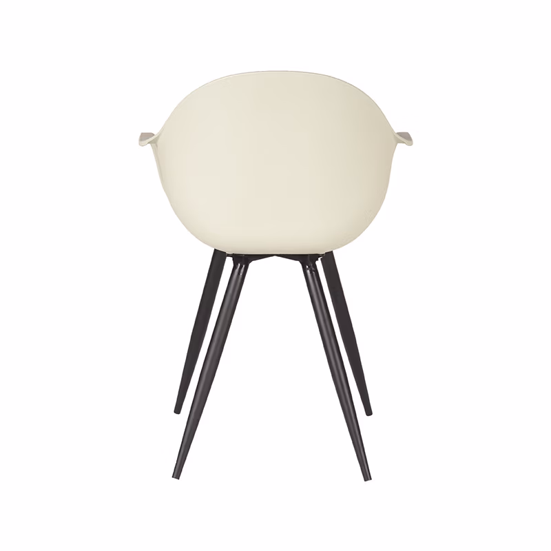 LABEL51 Eetkamerstoel Luca - Breeze - Kunststof - Black Frame