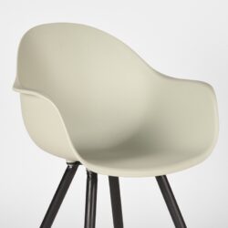 LABEL51 Eetkamerstoel Luca - Breeze - Kunststof - Black Frame