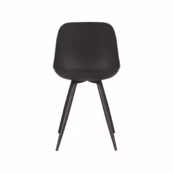 LABEL51 Eetkamerstoel Monza - Zwart - Kunststof - Black Frame
