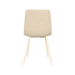 LABEL51 Eetkamerstoel Nino - Zand - Boucle - Shaded White Frame