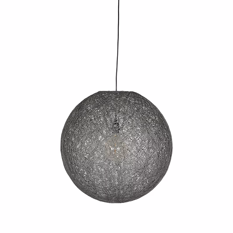 LABEL51 Hanglamp Twist - Grijs - Vlas - M