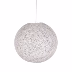 LABEL51 Hanglamp Twist - Wit - Vlas - L