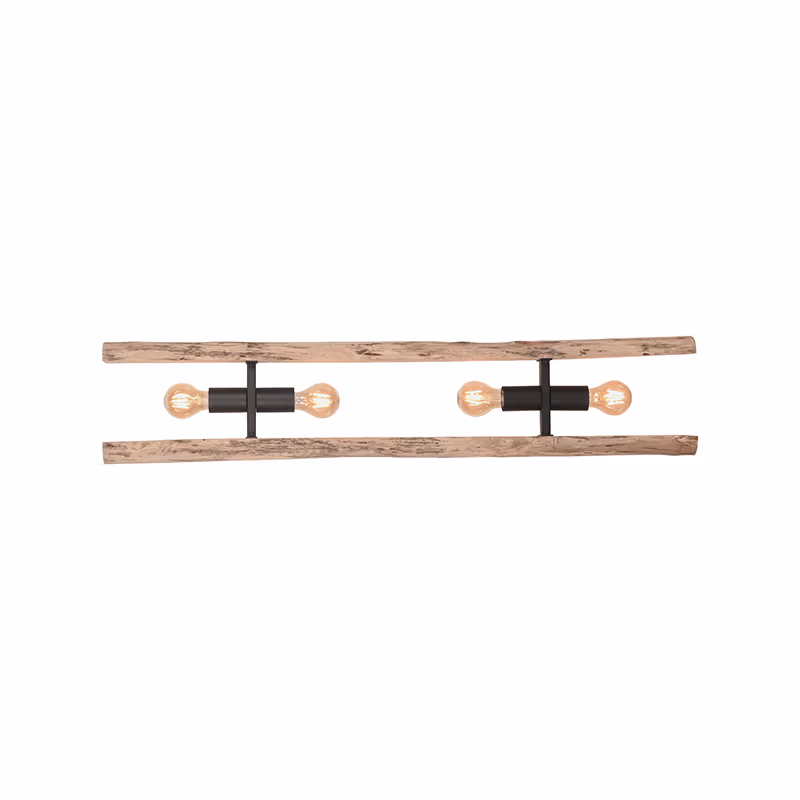 LABEL51 Hanglamp Woody - Naturel - Hout - Hanglamp