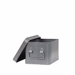 LABEL51 Media Opbergkist - Antiek grijs - Metaal - M