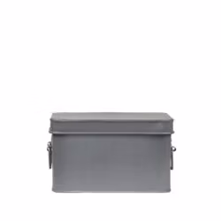 LABEL51 Media Opbergkist - Antiek grijs - Metaal - M