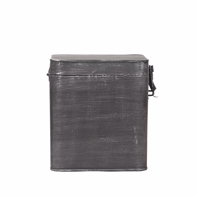 LABEL51 Opbergkist - Zwart - Metaal - XL