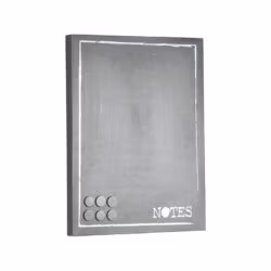 LABEL51 Wanddecoratie Memobord - Antiek grijs - Metaal - One Size