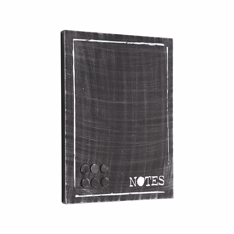 LABEL51 Wanddecoratie Memobord - Zwart - Metaal - One Size