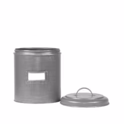 LABEL51 Opbergblik - Antiek grijs - Metaal - XL