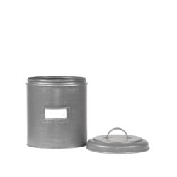 LABEL51 Opbergblik - Antiek grijs - Metaal - L - 18x18x24 cm