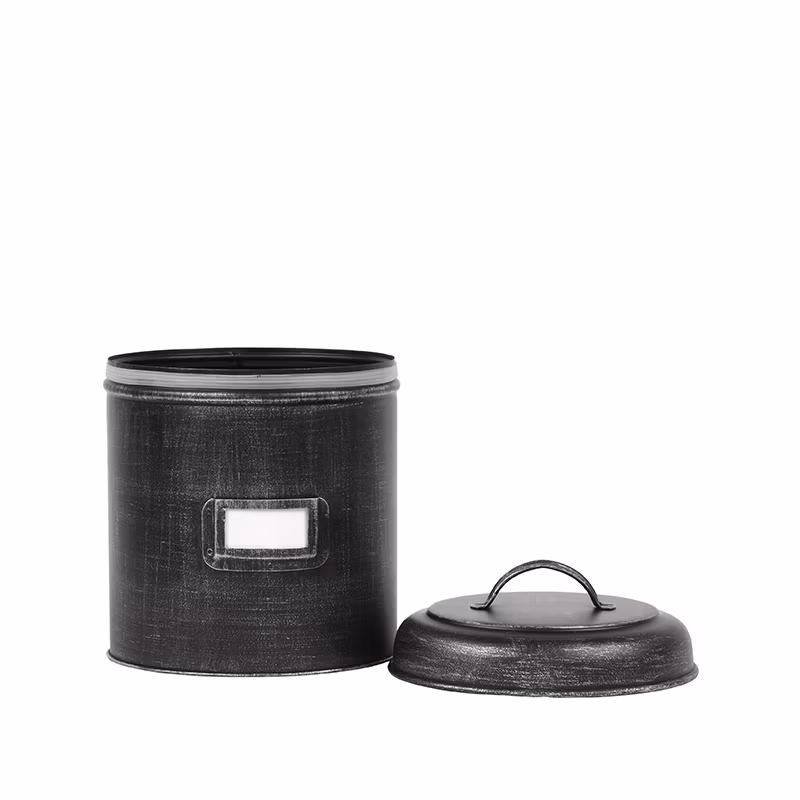 LABEL51 Opbergblik - Zwart - Metaal - XL