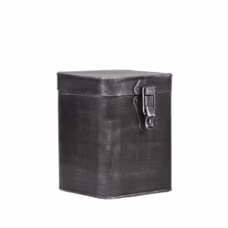 LABEL51 Opbergkist - Zwart - Metaal - L - 15x16x19 cm