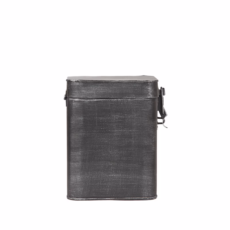 LABEL51 Opbergkist - Zwart - Metaal - L - 15x16x19 cm