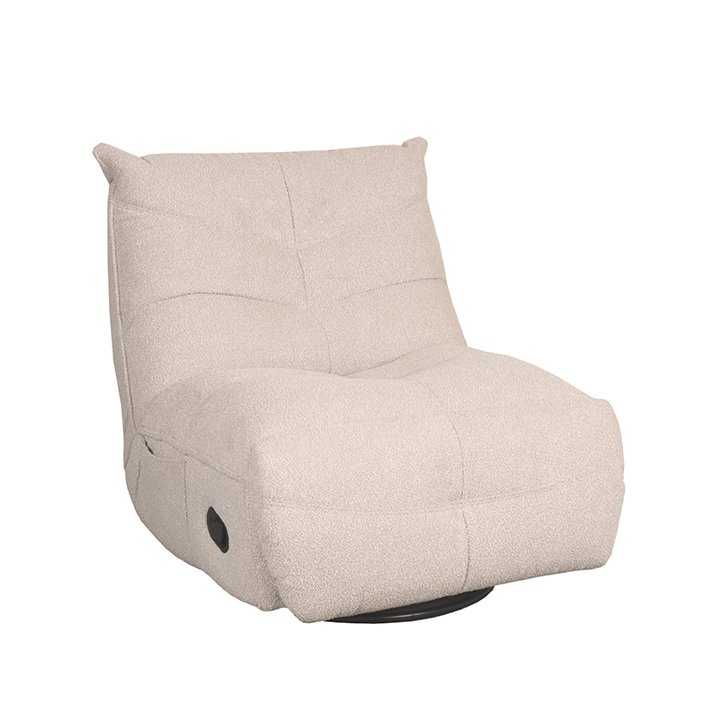 LABEL51 Fauteuil Take It Easy - Naturel - Boucle - One Size