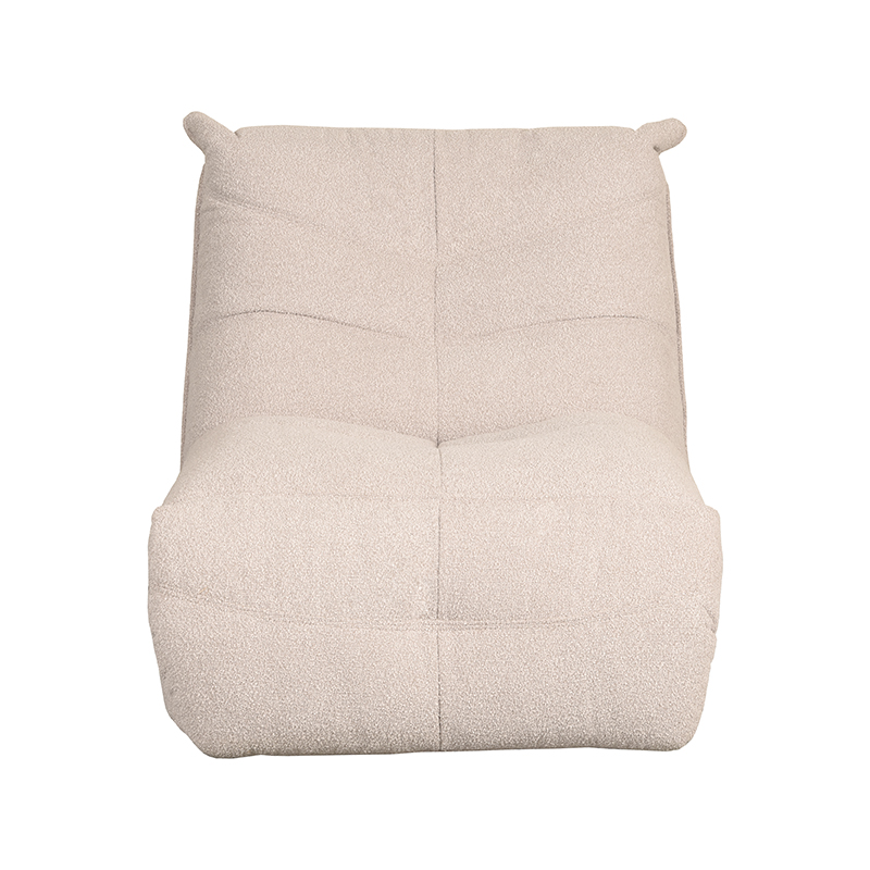 LABEL51 Fauteuil Take It Easy - Naturel - Boucle - One Size