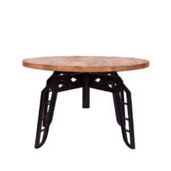 LABEL51 Salontafel Pebble - Rough - Mangohout - 80 cm - Rond