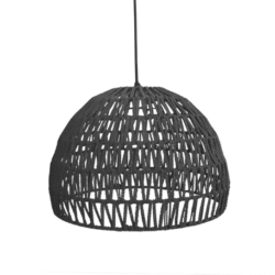 LABEL51 Hanglamp Rope - Zwart - Katoen - M