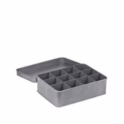 LABEL51 Theedoos - Antiek grijs - Metaal - One Size