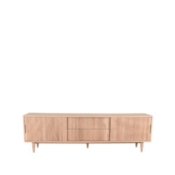 LABEL51 Tv-meubel Jule - Naturel - Eiken - Tv-Meubel 200 cm