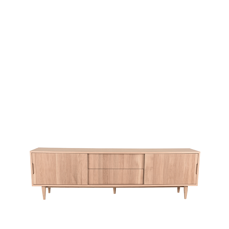 LABEL51 Tv-meubel Jule - Naturel - Eiken - Tv-Meubel 200 cm