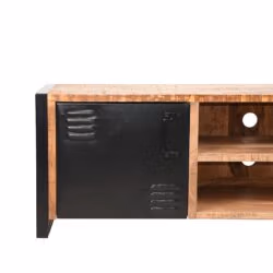 LABEL51 Tv-meubel Brussels - Rough - Mangohout - Tv-Meubel 160 cm