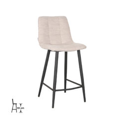 LABEL51 Barkruk Jelt - Naturel - Boucle - Zithoogte 66