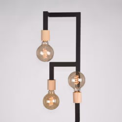 LABEL51 Vloerlamp Loco - Zwart - Metaal