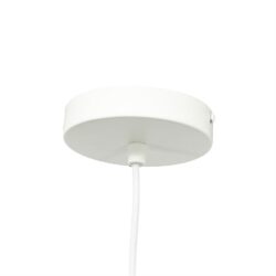 Hoogwaardige witte plafondlamp, minimalistisch design, voor moderne woonruimtes en slaapkamers.