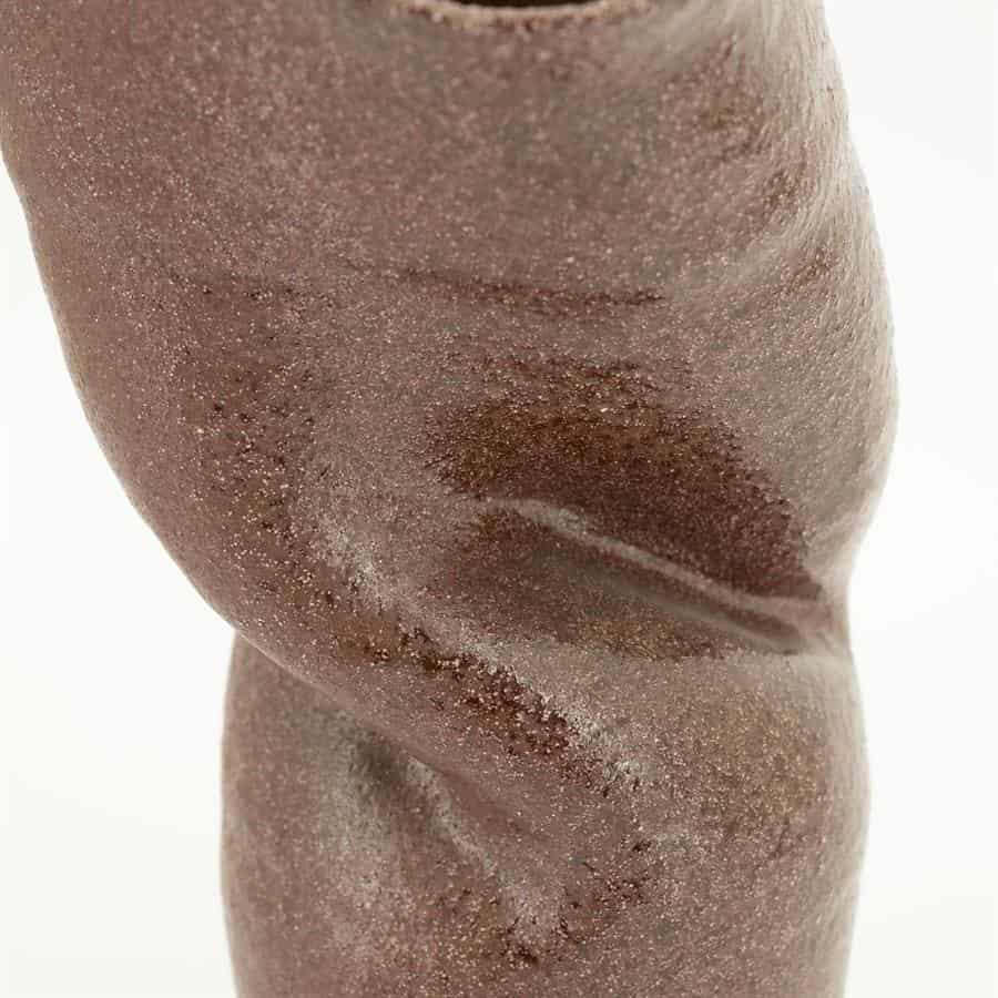 Geïmpregneerd houten sculpture close-up, natuurlijke houttextuur, moderne art, ambachtelijke houten kunst, decoratief houten beeld, boho interieur accessoires, duurzame meubelversiering, handgemaakte houten decorstuk, unieke houten sculptuur, minimalistische design element.