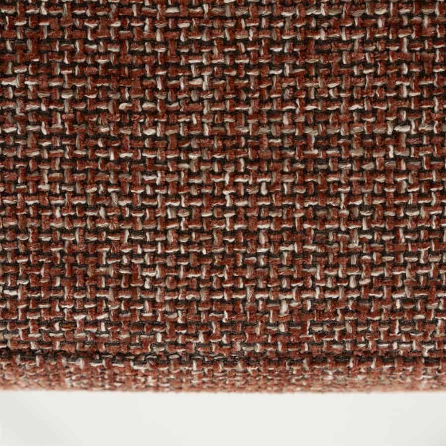 Hoogwaardig geweven meubelstof in warm bruintinten voor comfortabele bank- en stoelbekleding. Perfect voor maatwerk meubels met moderne en klassieke uitstraling.