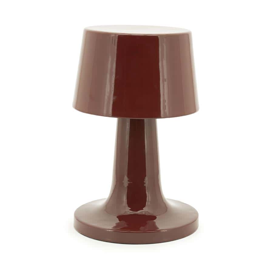 Rood glanzende tafel lamp, modern design, keramiek afwerking, vintage vloerlamp, woondecoratie voor woonkamer, slaapkamer of kantoor, elegante verlichting.