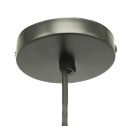 Kroonluchter plafondlamp zwart modern design.