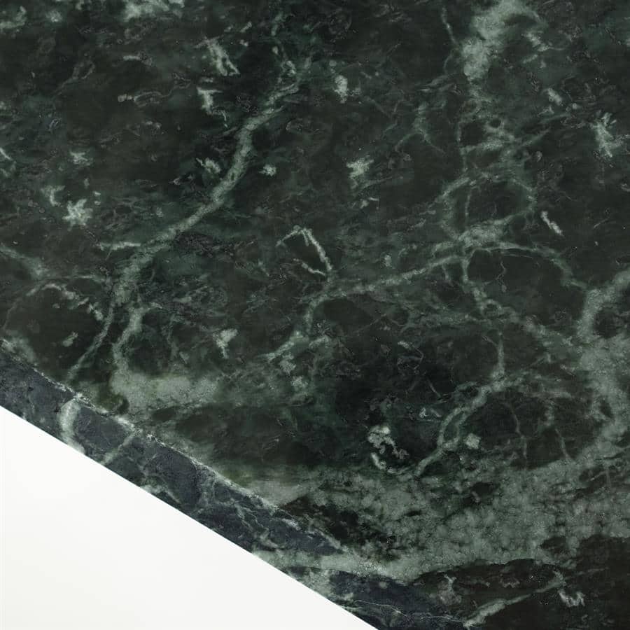 Zwart marmeren blad, oppervlak van hoge kwaliteit, perfect voor stijlvolle meubelstukken en tafels, natuurlijke uitstraling, luxe design, duurzame materialen, bij Mokana Meubelen.