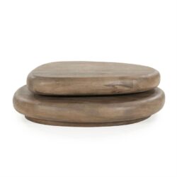 Hardhouten bijzettafels, natuurlijke eiken salontafels, robuuste houten woonaccessoires, handgemaakte houten meubels, stijlvolle eiken bijzettafels voor woonkamer.