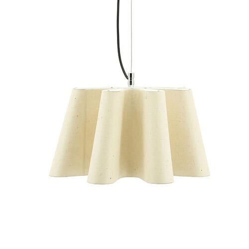 Modern hanglamp van keramiek met een uniek design, perfect voor een stijlvolle interieurverlichting in elke eet- of woonkamer.
