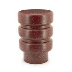 Unieke keramische bijzettafel met speksteen-look, modern design en natuurlijke afwerking, perfect voor een stoer en stijlvol interieur.