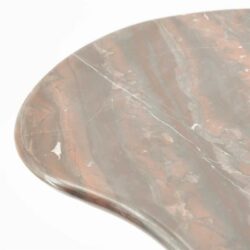 Walnoot marmeren tafelblad, elegant en luxe ontwerp, stevige afwerking, perfect voor woon- en eetkamers, gemaakt door Mokana Meubelen.