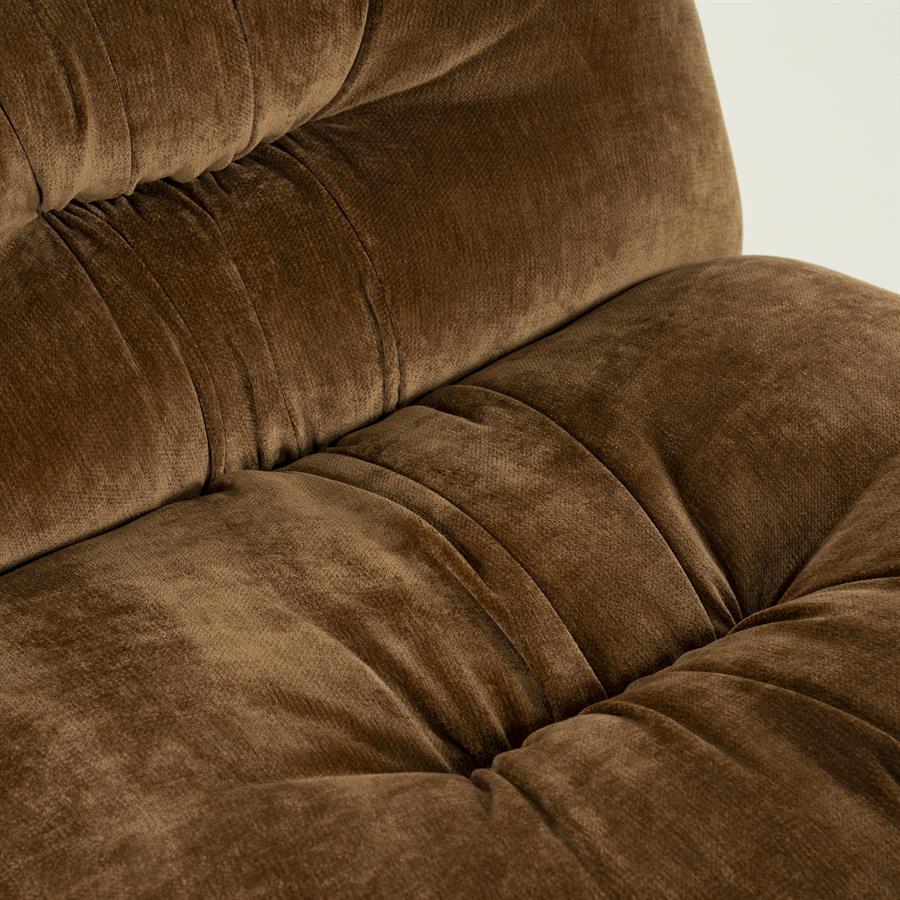 Lounge chair Nook - mustard