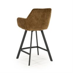Barstool Bliss with armrest - mustard