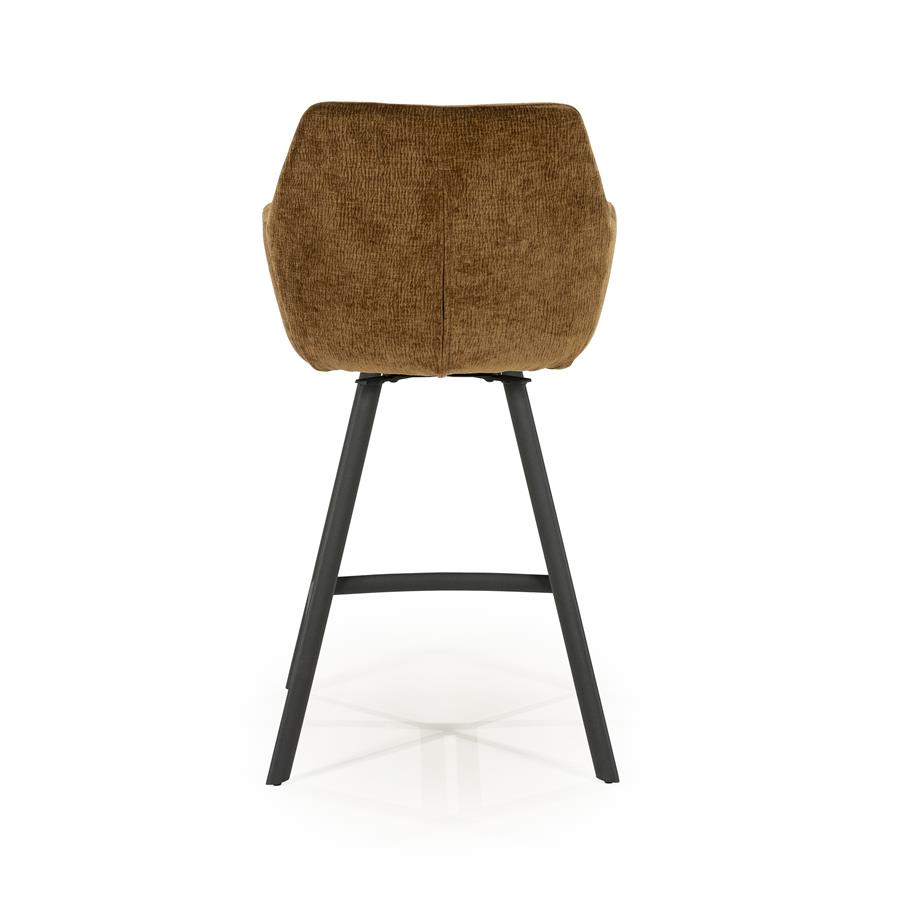 Barstool Bliss with armrest - mustard