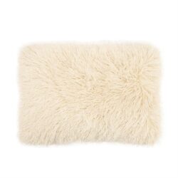 Zacht wollige vloerkleed in crème kleur, perfect voor warme en gezellige interieuraccenten online bij Mokana Meubelen.