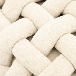 Zacht beige meubelstof met een geweven patroon, perfect voor op maat gemaakte meubels en interieurdecoratie.