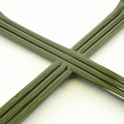 Robuuste groene metalen kozijf randaansluiting voor op maat gemaakte meubelen, industrieel design, duurzaam en stevig. Perfect voor het creëren van op maat gemaakte meubels en interieuraccenten.