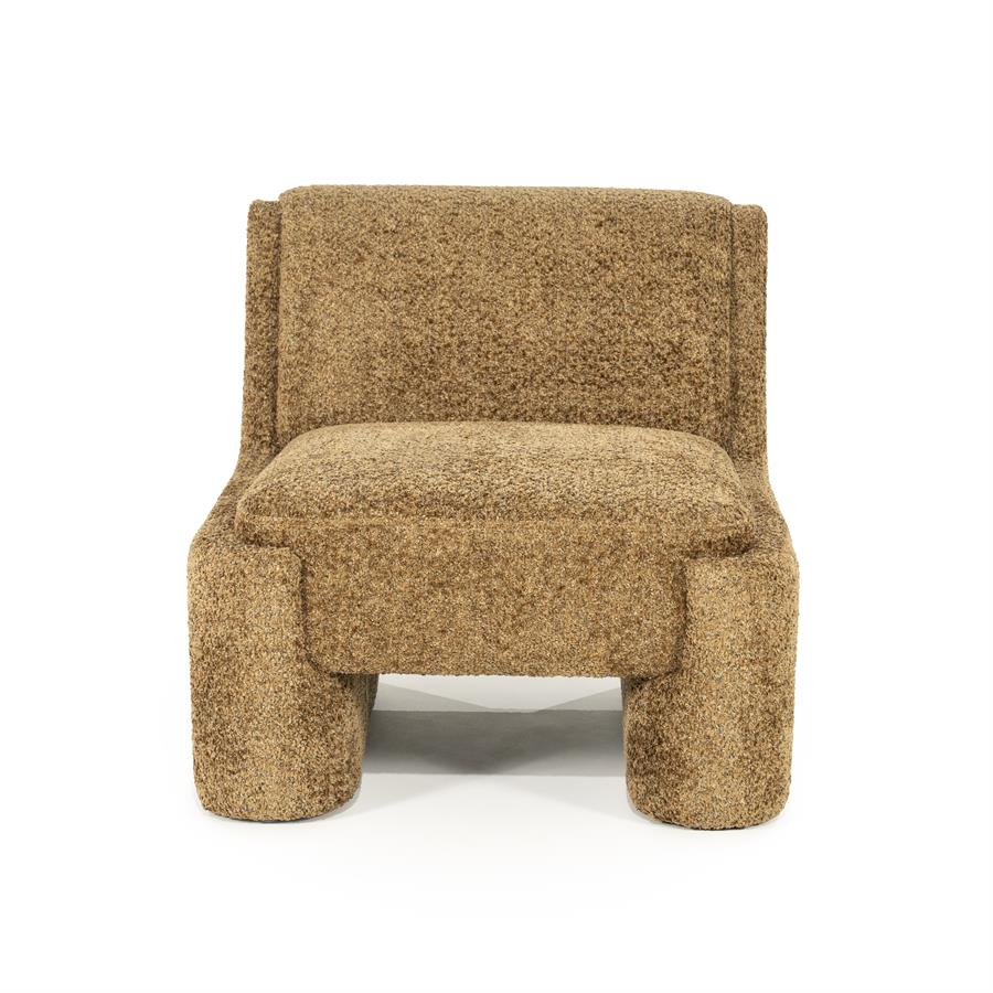 Lounge chair Omla - mustard