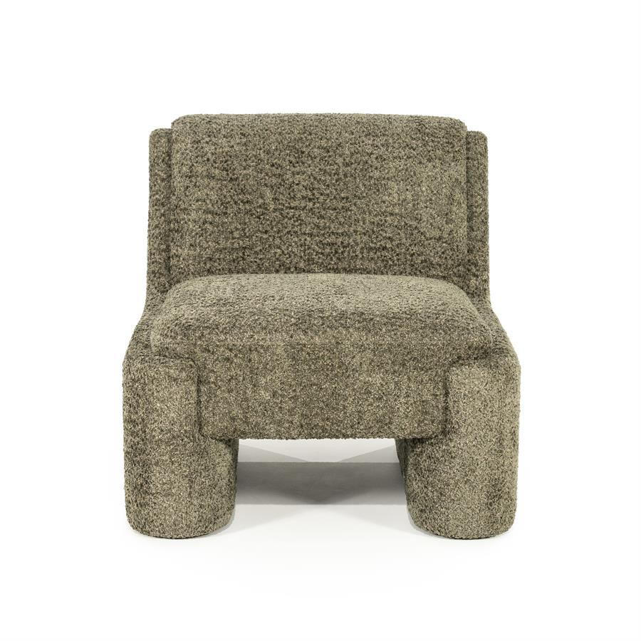 Lounge chair Omla - green