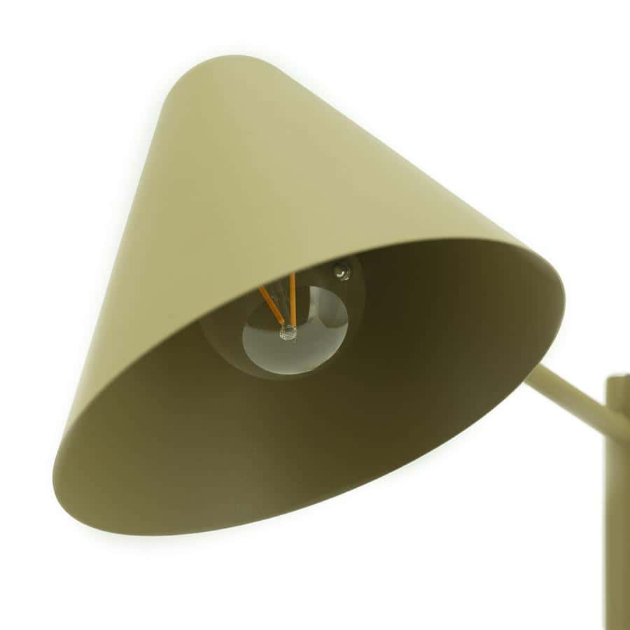 Moderne beige tafellamp van Mokana Meubelen, ideaal voor stijlvolle interieurverlichting.